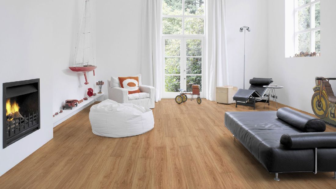 Wicanders Korkboden wood Essence Classic Prime Oak 1-Stab Landhausdiele / Langdiele 4V Raum3