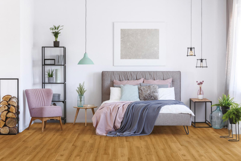 Wicanders Cork flooring wood Essence Country Prime Oak 1-strip 4V main product photo