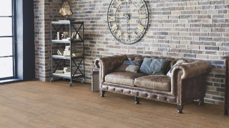 Wicanders Cork flooring wood Hydrocork Plus Arcadian Rye Pine 1-strip 4V main product photo