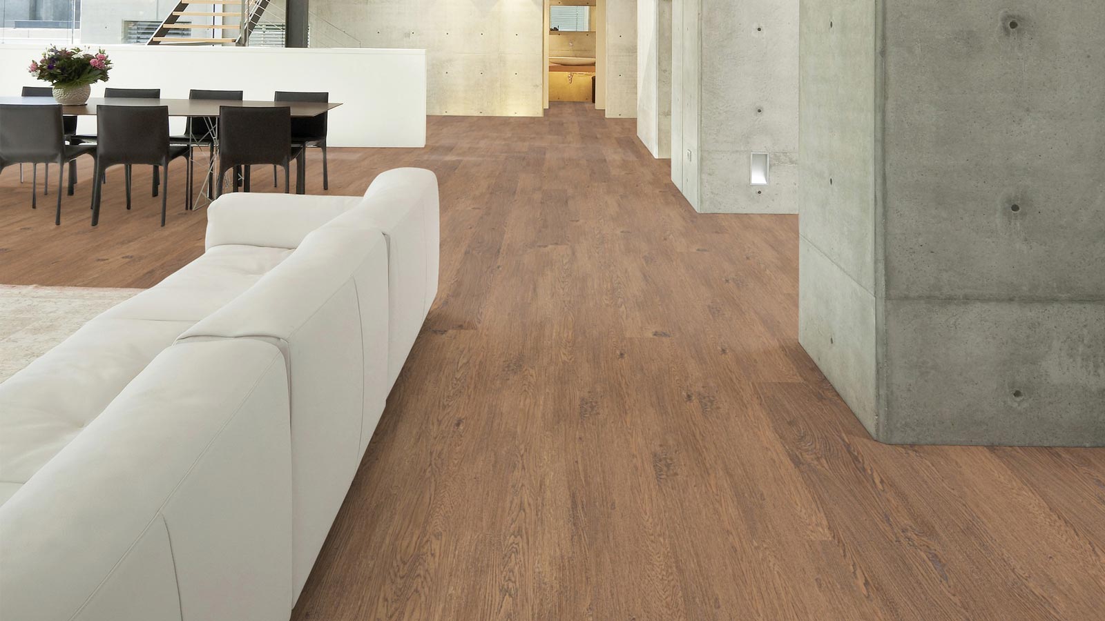 Wicanders Korkboden wood Hydrocork Castle Toast Oak 1-Stab Landhausdiele 4V Raum4