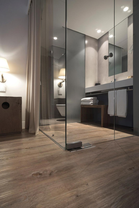 Wicanders Cork flooring wood Hydrocork Plus Oak Alaska 1-strip 4V main product photo