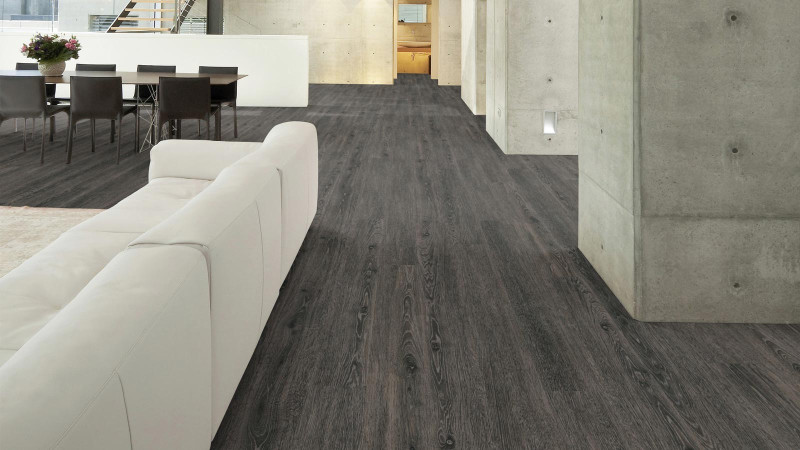 Wicanders Cork flooring wood Hydrocork Oak Cinder 1-lama wideplank 4V main product photo