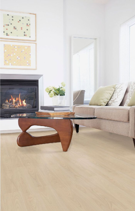 Wicanders Cork flooring wood Hydrocork Plus Cherry Linen 1-strip 4V main product photo