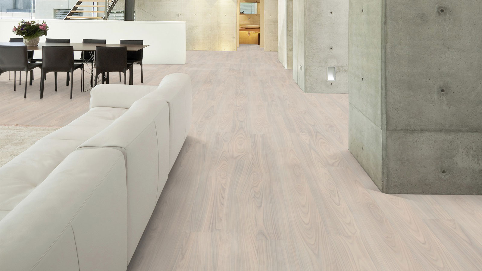 Wicanders Korkboden wood Hydrocork Kirsche Linen 1-Stab Landhausdiele 4V Raum4