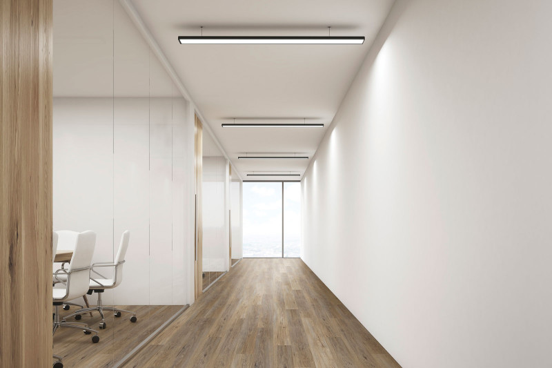 Wicanders Cork flooring wood Hydrocork Plus Light Dawn Oak 1-strip 4V main product photo