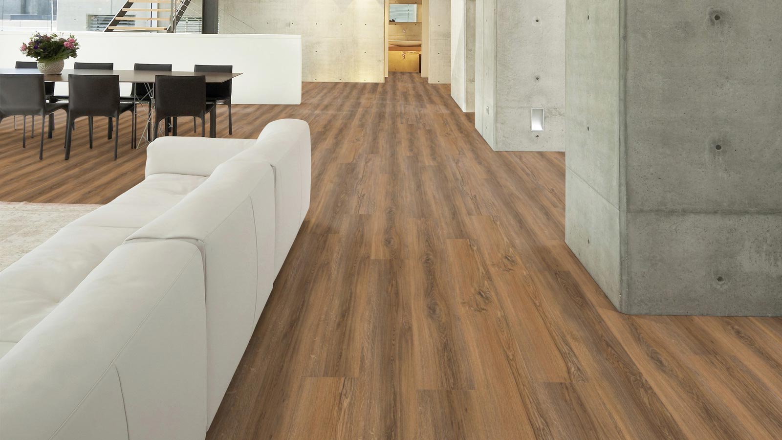 Wicanders Korkboden wood Hydrocork Sylvan Gold Oak 1-Stab Landhausdiele 4V Raum4