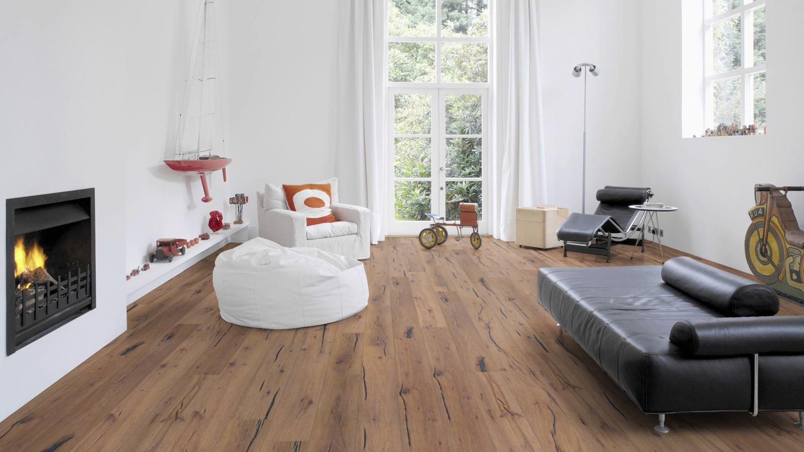 Wicanders Parkett Kentucky Rustikal Eiche Colorado City Rustikal 1-Stab Landhausdiele 4V Raum4