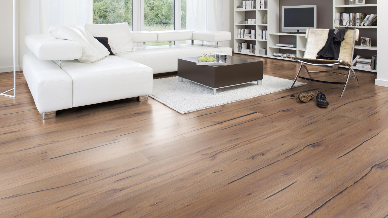 Wicanders Parkett Kentucky Rustikal Eiche Colorado City Rustikal 1-Stab Landhausdiele 4V Raum7