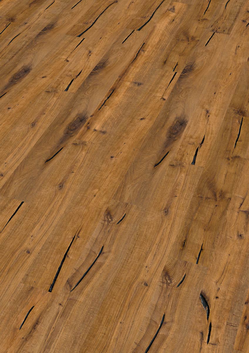 Wicanders Parkett Kentucky Rustikal Eiche Denver Rustikal 1-Stab Landhausdiele 4V Raum1