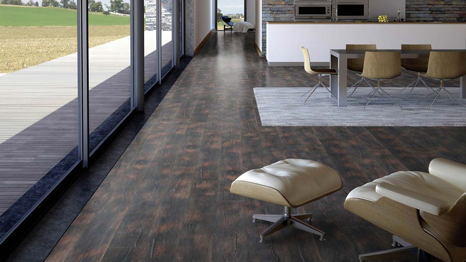 Wicanders Parkett Kentucky Rustikal Eiche Grand Canyon Rustikal 1-Stab Landhausdiele 4V Raum8