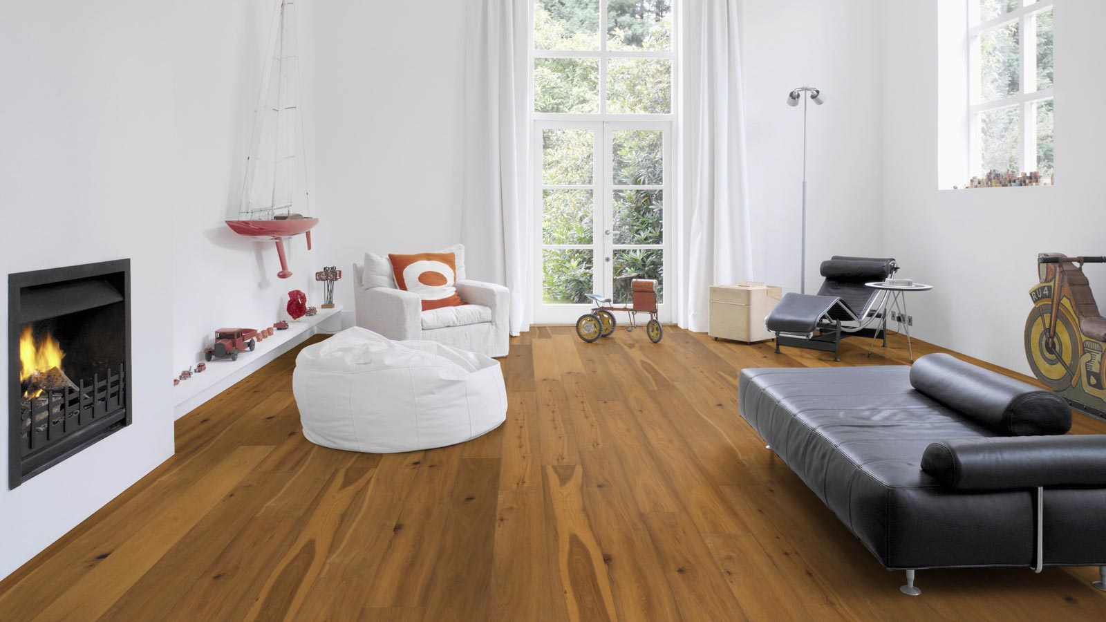 Wicanders Parkett Kentucky Standard Eiche Oklahoma Rustikal 1-Stab Landhausdiele 4V Raum3