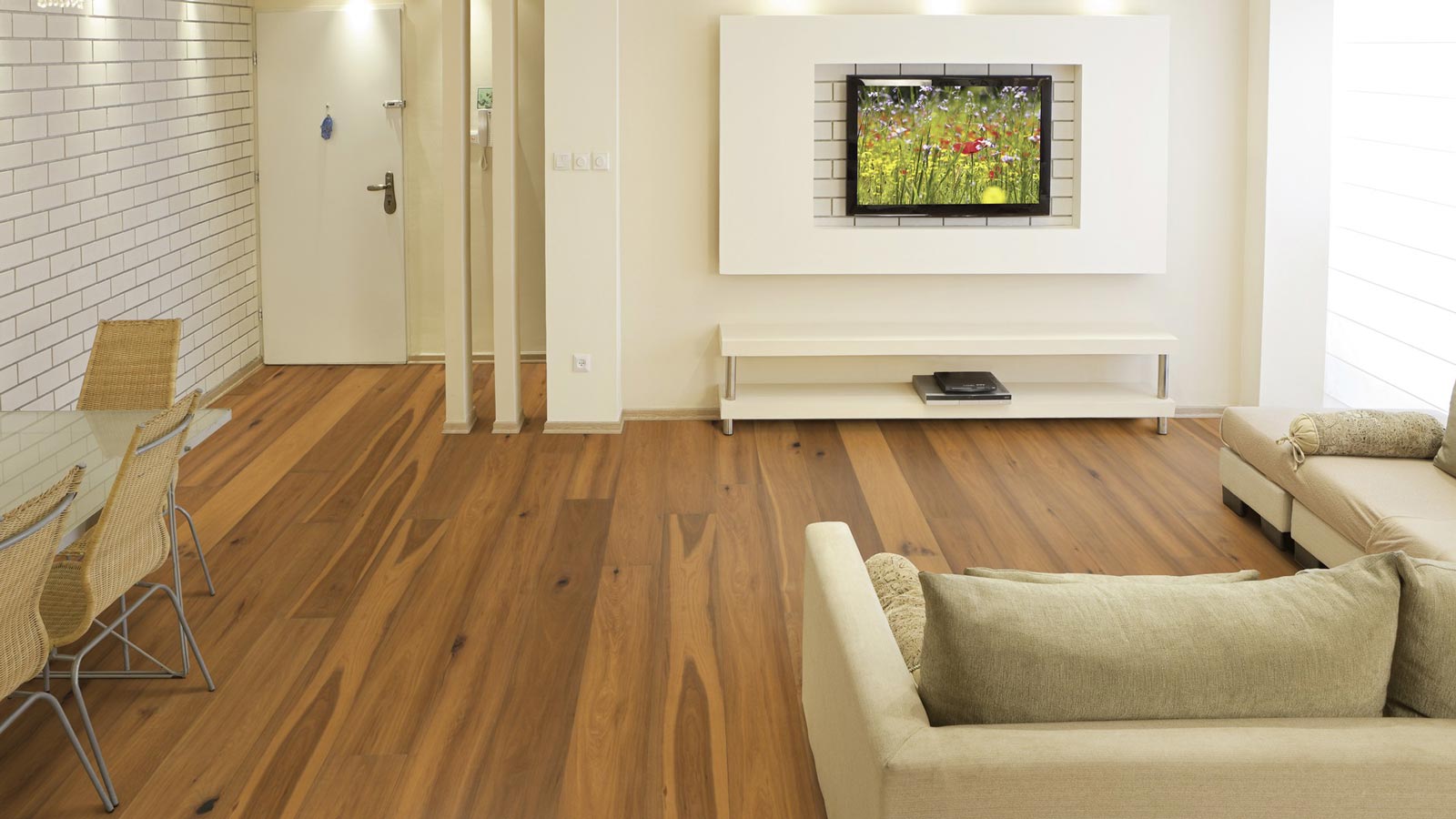 Wicanders Parkett Kentucky Standard Eiche Oklahoma Rustikal 1-Stab Landhausdiele 4V Raum6