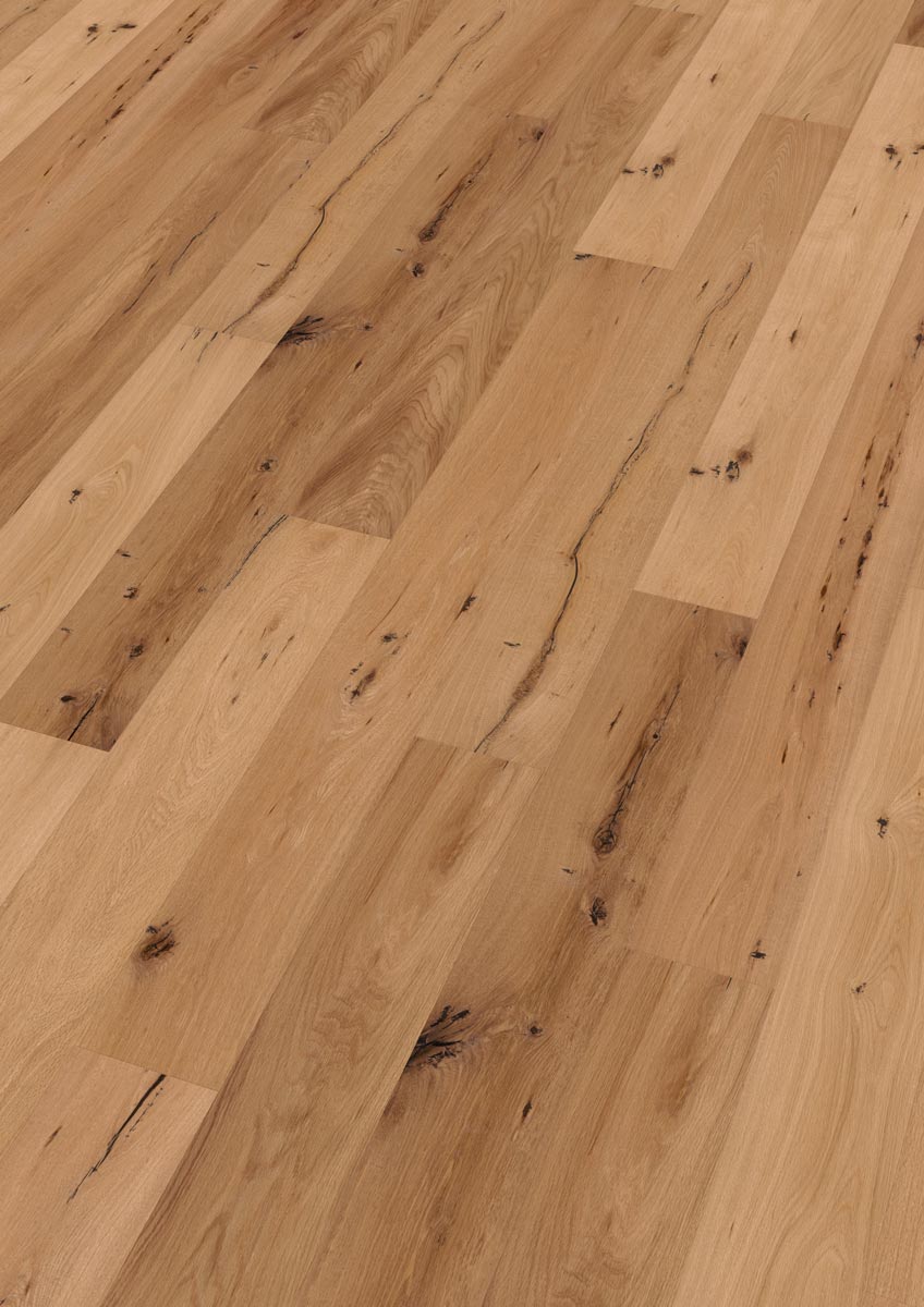 Wicanders Parkett Victoria Eiche Sand Rustikal 1-Stab Landhausdiele 4V Raum1