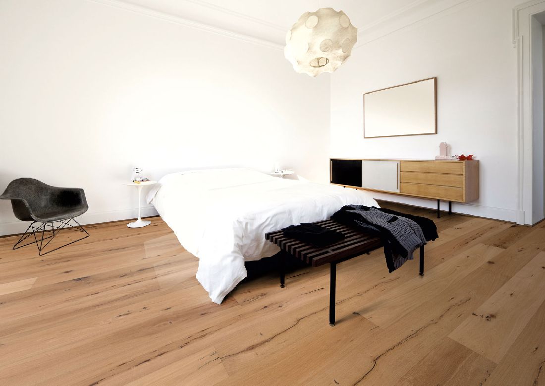 Wicanders Parkett Victoria Eiche Sand Rustikal 1-Stab Landhausdiele 4V Raum4