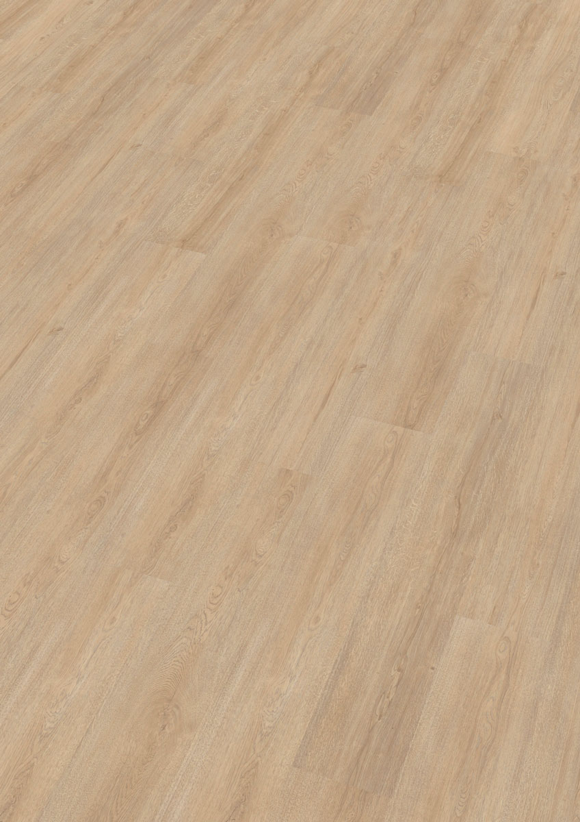 Wicanders Vinyl wood Go Eiche geölt Taupe 1-Stab Landhausdiele Raum1