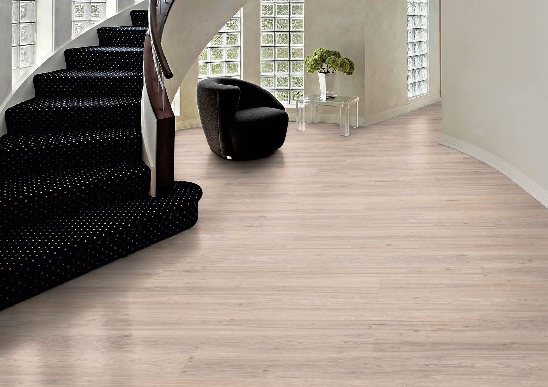Wicanders Vinyl wood Go Pastel Oak 1-Stab Landhausdiele Raum3