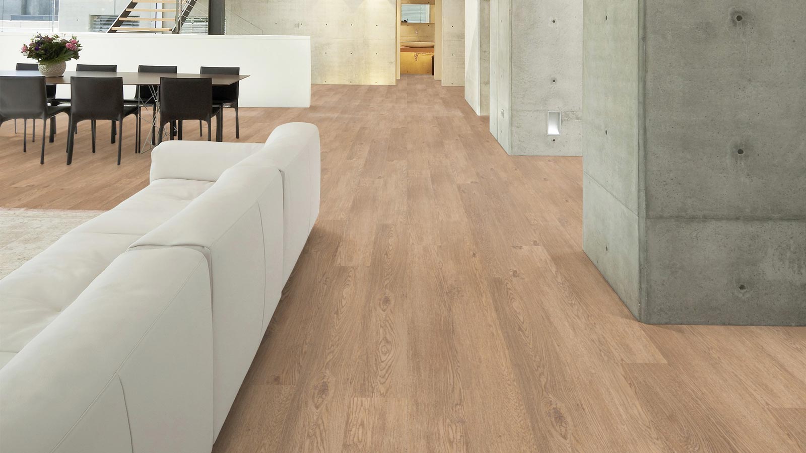 Wicanders Vinyl wood Resist Castle Raffia Oak 1-Stab Landhausdiele 4V Raum4