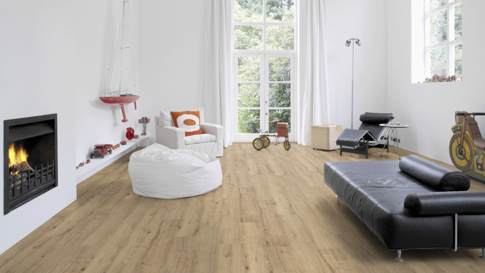 Wicanders Vinyl wood Resist ECO Field Oak 1-Stab Landhausdiele 4V Raum3