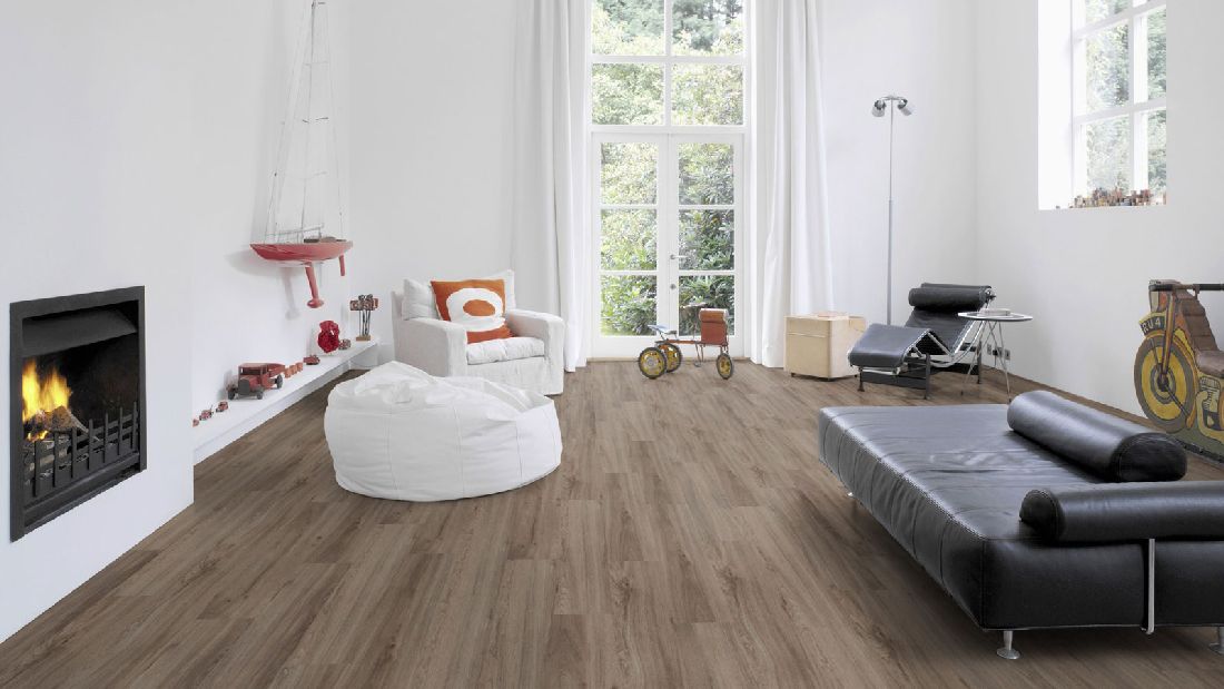 Wicanders Vinyl wood Resist ECO Quartz Oak 1-Stab Landhausdiele 4V Raum3
