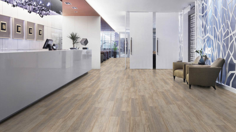 Wicanders Vinyl flooring wood Go Larch Old White 1-strip main product photo