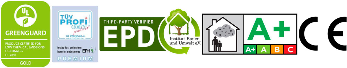 Wicanders Vinylboden wood Go Lärche Altweiß 1-Stab Landhausdiele Zertifikate