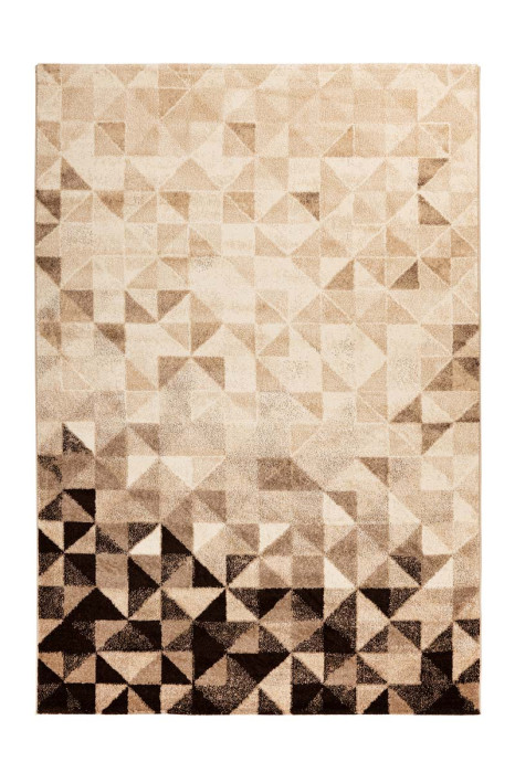 Wilton carpet PYRAMIDEN cream / brown rectangular height 11 mm main product photo