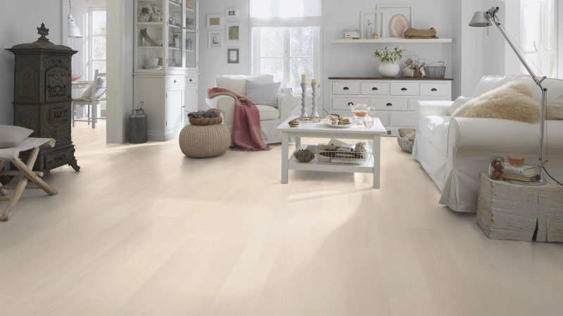 Wineo Purline Bioboden 1000 Wood L elastisch Light Maple Cream 1-Stab Landhausdiele M4V zum klicken main product photo