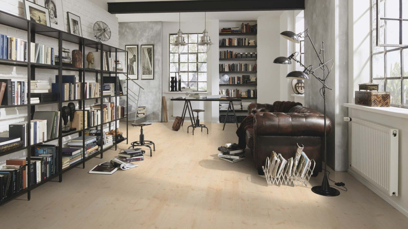 Wineo Purline Organic flooring 1000 Wood L Multi-Layer Natural Pine Beach 1-strip M4V main product photo