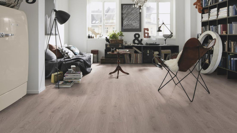 Wineo Purline Bioboden 1500 Bois Durban Chêne Taupe Rollerware main product photo