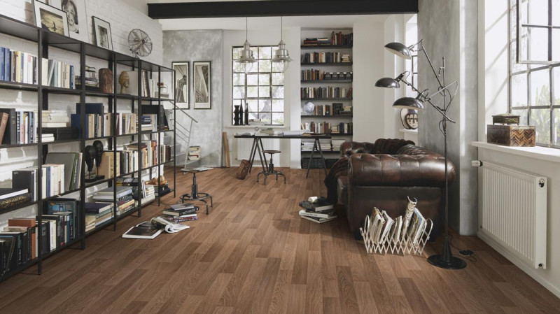 Wineo Purline Bioboden 1500 Wood Halifax Oak Brown Rollenware main product photo