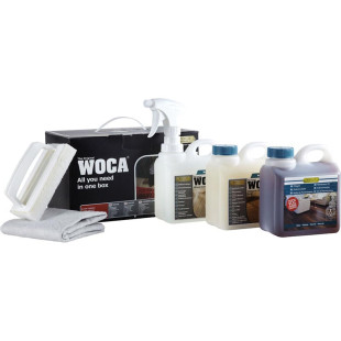 WOCA Care Box Oil Nature for natural oiled wood floors