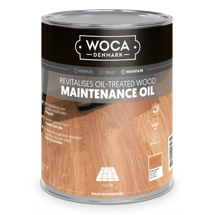 WOCA Aceite de Mantenimiento Extra Blanco 1 l main product photo