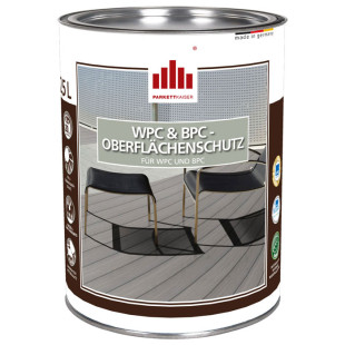 WPC &amp; BPC surface protection of WPC &amp; BPC - colorless and solvent-free