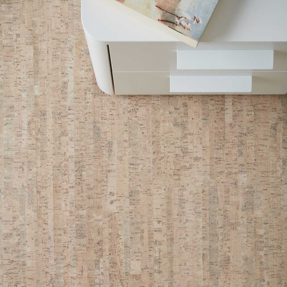 SCHÖNER WOHNEN-Kollektion Korkboden Langeoog creme Stripeline