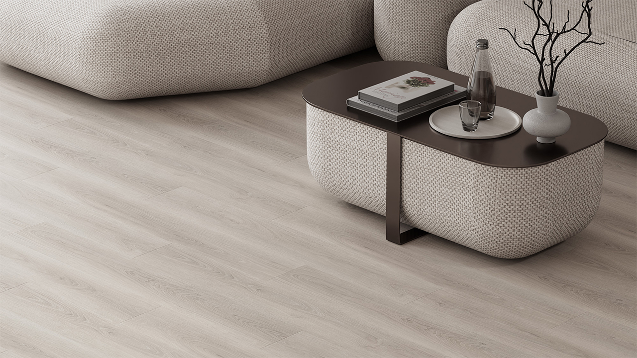 Rigid Klick Vinyl - Aurora Eiche Nebel | Trittschall integr. (VCA003)