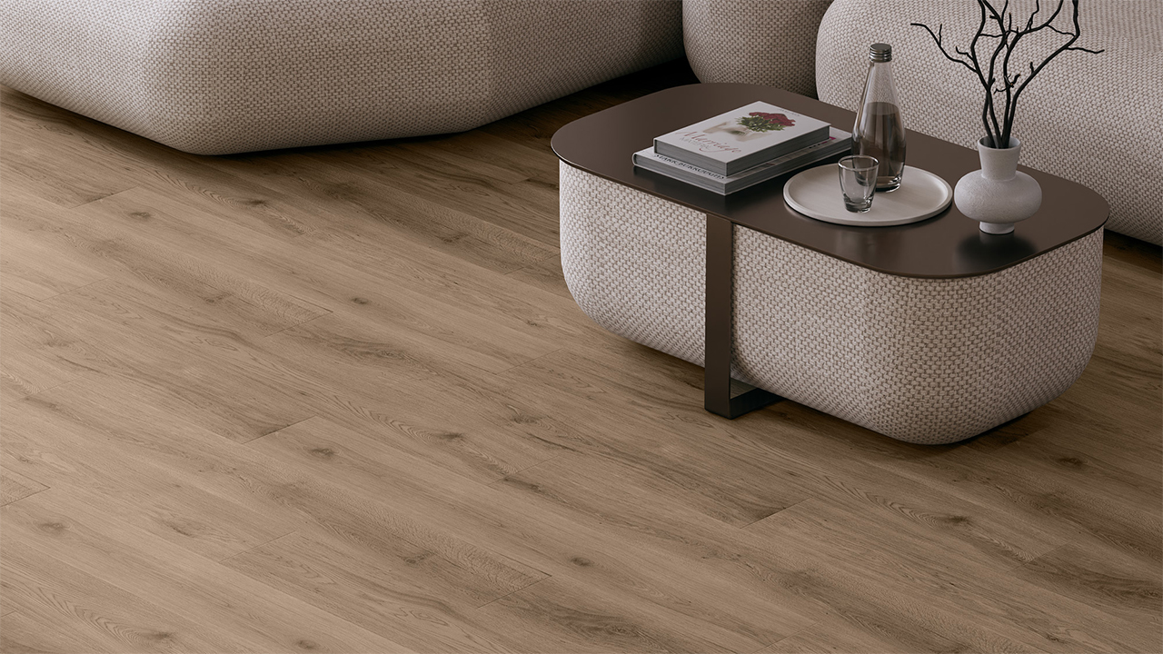 Rigid Klick Vinyl - Aurora Eiche Honig | Trittschall integr. (VCA004)