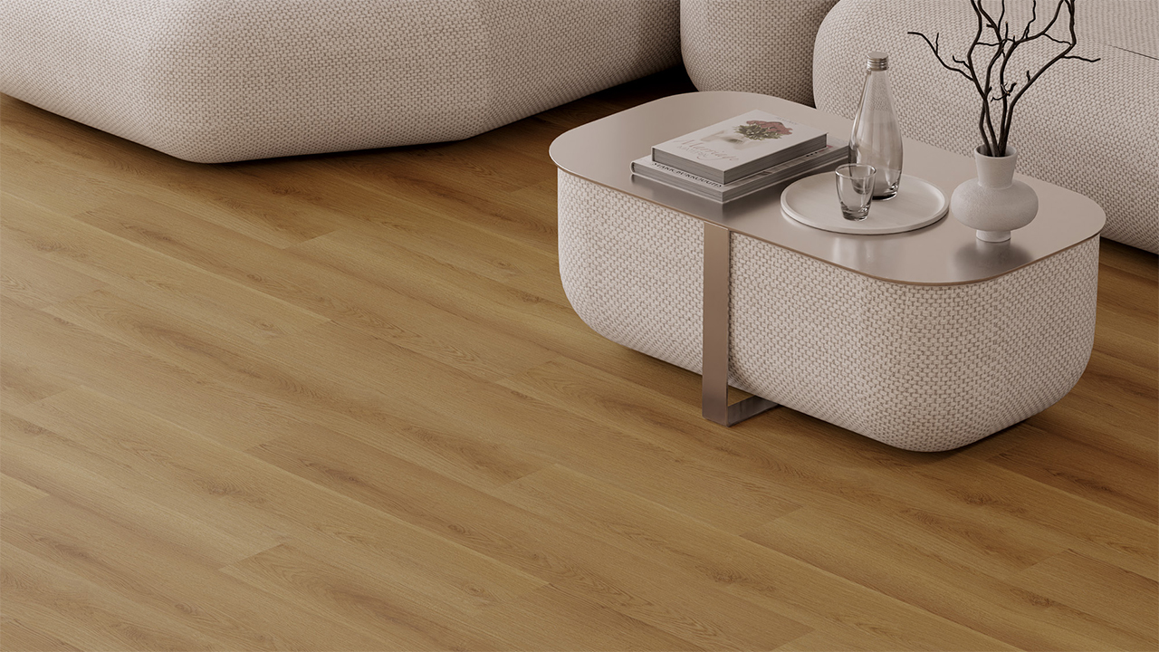 Rigid Klick Vinyl - Aurora Eiche Muskat | Trittschall integr. (VCA007)