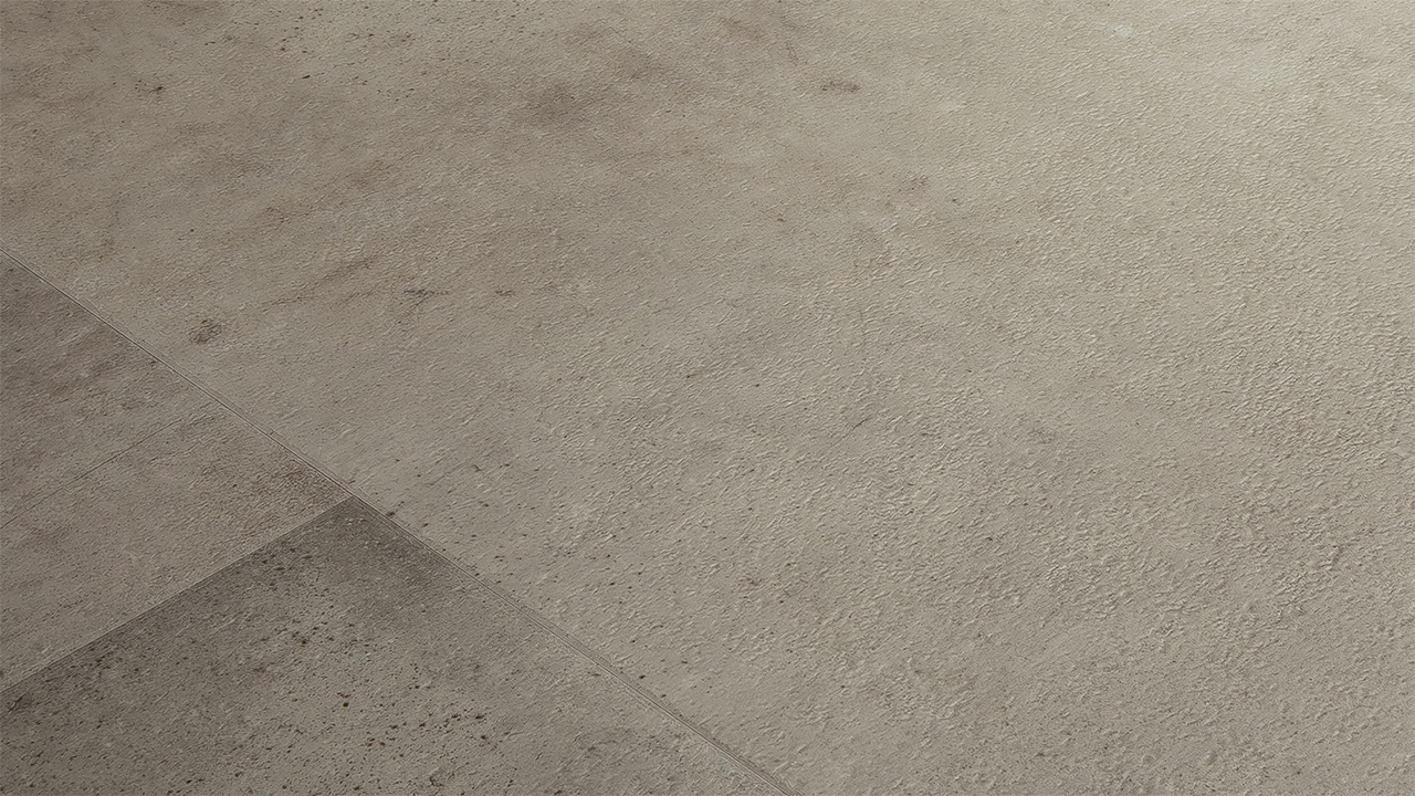 Rigid Klick Vinyl - Urban XL Tile Travertin Warm | Trittschall integr. (VCUX002)