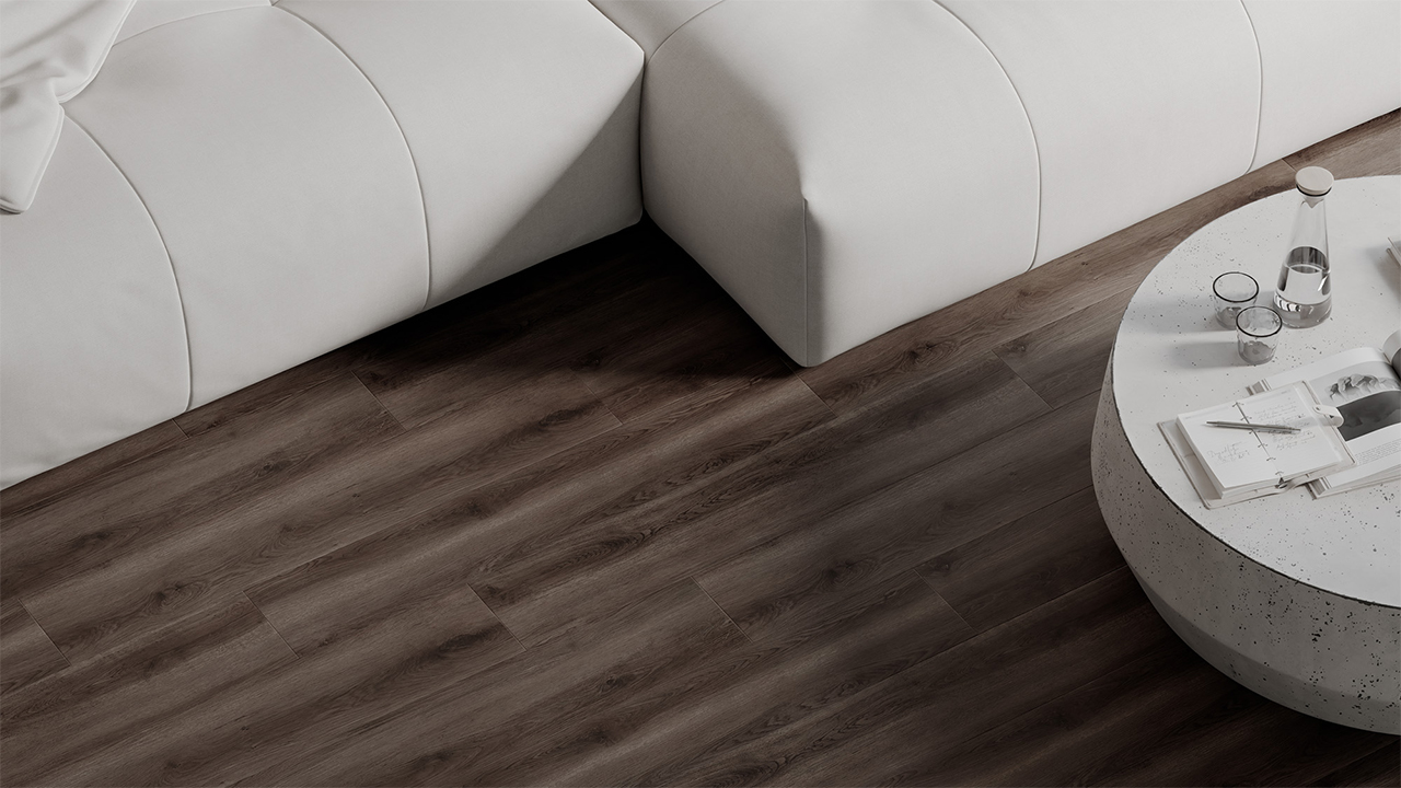 Rigid Klick Vinyl - Summit Eiche Espresso | Trittschall integr. (VCS015)