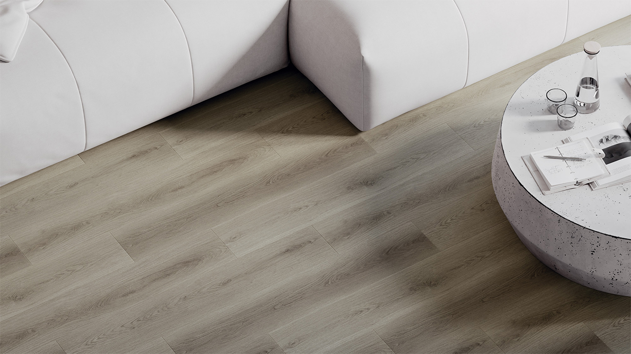 Rigid Klick Vinyl - Summit Eiche Salt Grey| Trittschall integr. (VCS019)