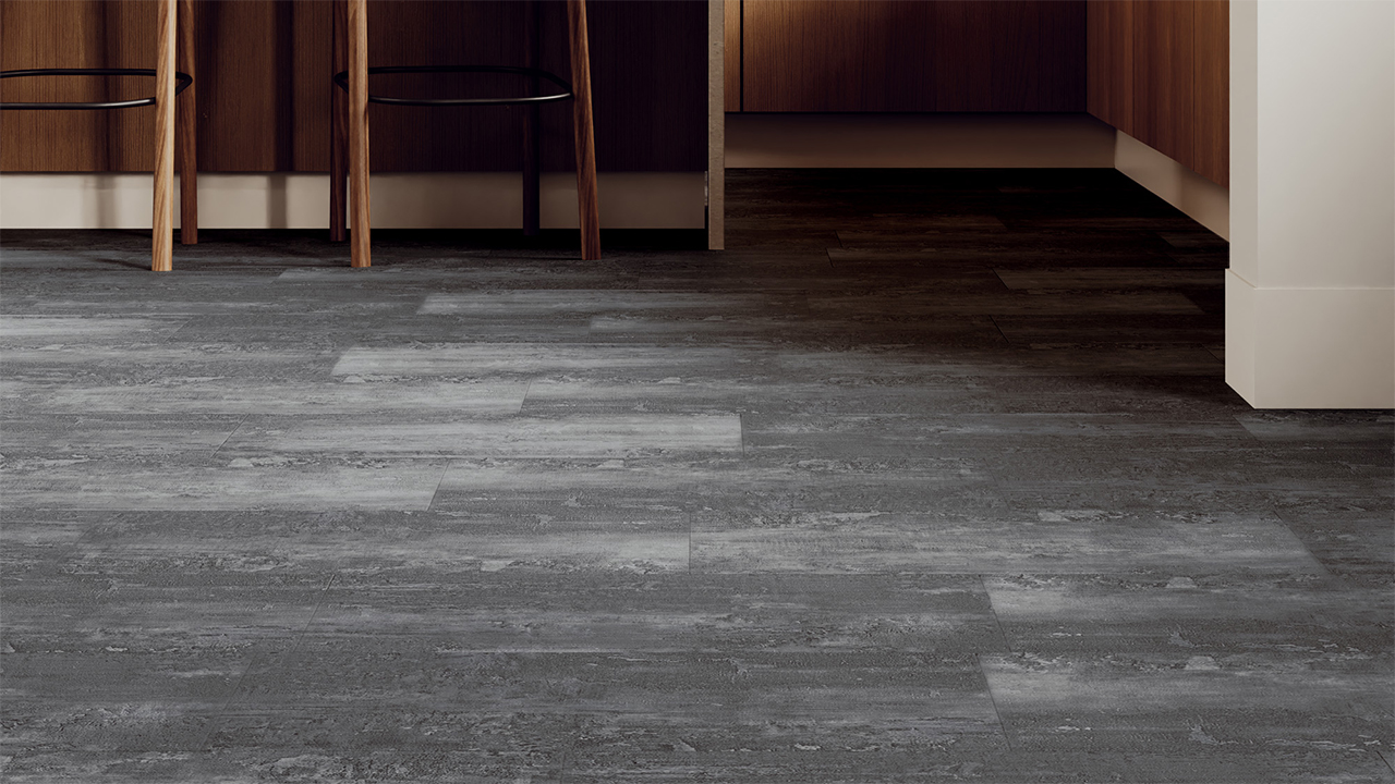 Rigid Klick Vinyl - Urban Tile Beton Hell | Trittschall integr. (VCU001)