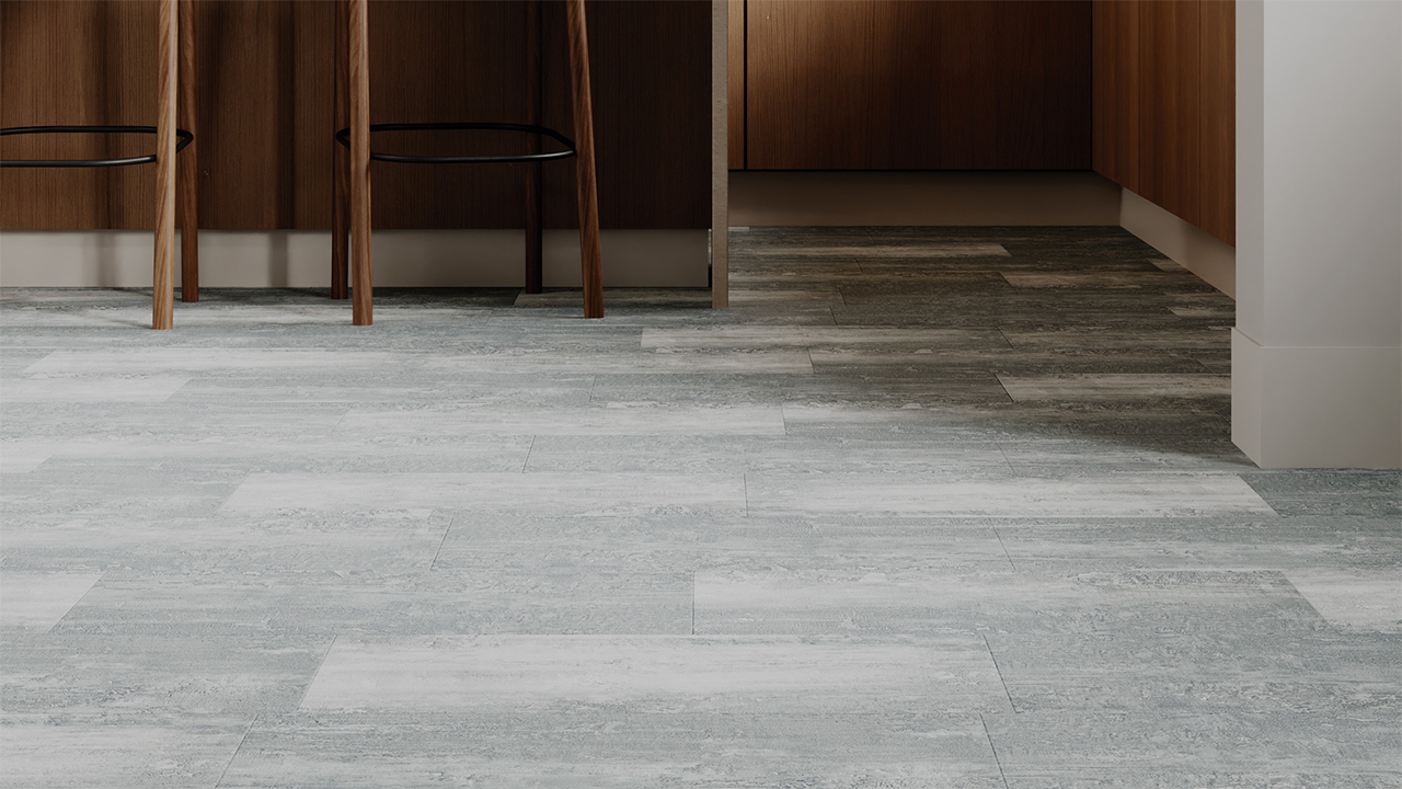 Rigid Klick Vinyl - Urban Tile Schiefer Taupe | Trittschall integr. (VCU003)