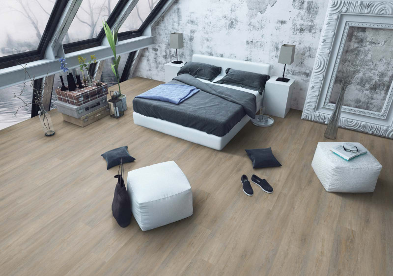 Skaben Design Sol Vinyle Rhino Click 30 XL Chêne Blomendal naturel Real Feel 1 frise XL M4V Isolation phonique main product photo