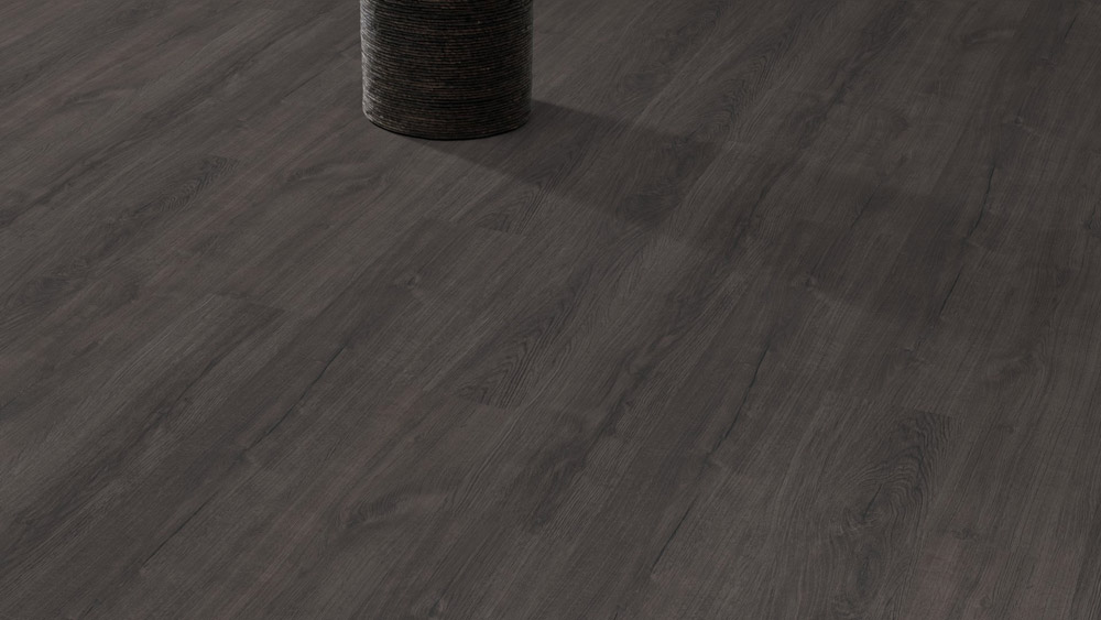 Skaben Vinylboden Design Rhino Click 55 Antike Eiche Grau 1-Stab Landhausdiele 4V Trittschalldämmung