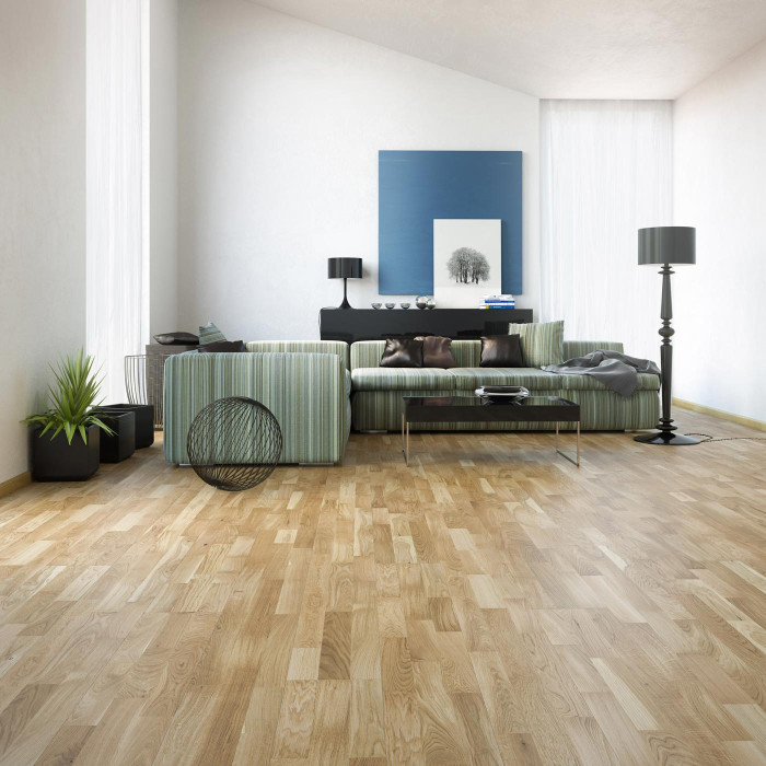 Skaben Parquet Premium 3-strip Oak Harmony Lacquer Length 2200mm main product photo