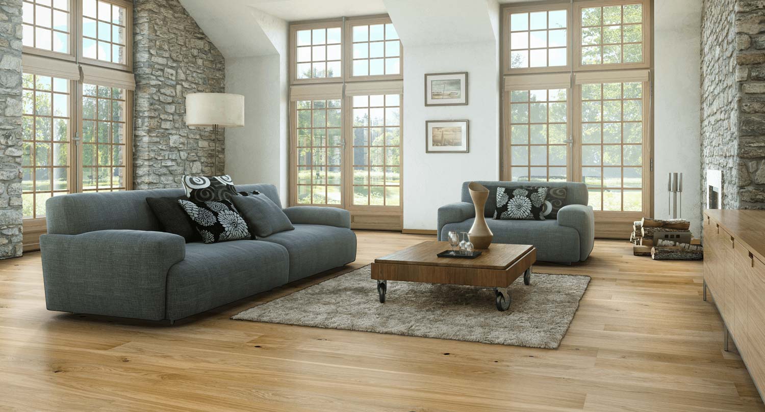 Skaben Parquet Premium Roble Rústico aceitado 130mm ancho M4V