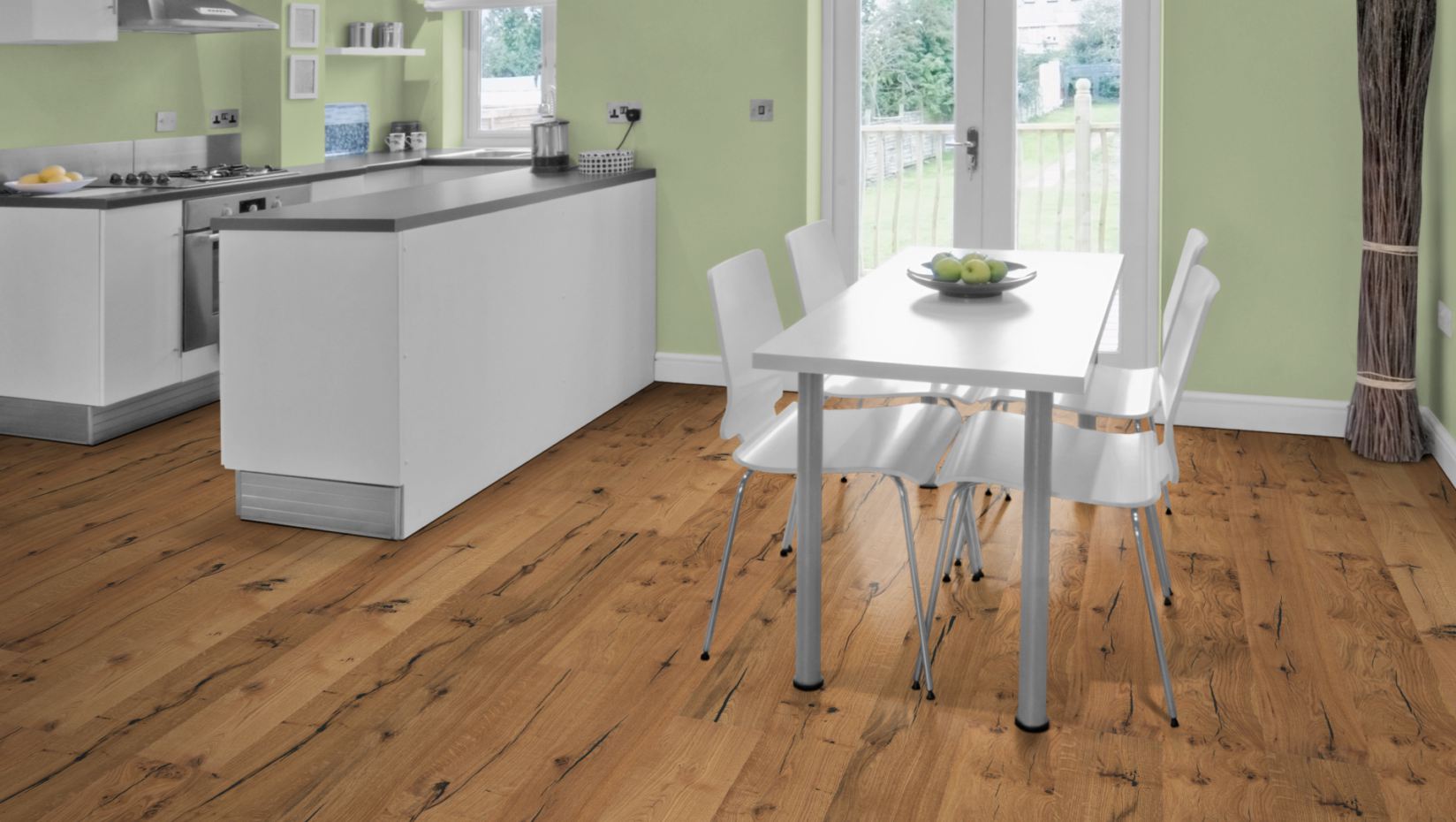 Skaben Parkett Premium Landhausdiele Eiche Elephant Skin Classic naturgeölt 4V Raumbild 6