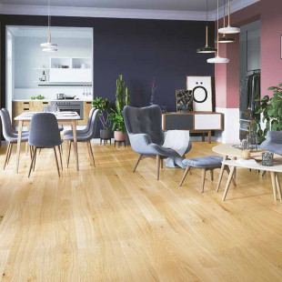 Skaben Parquet Premium 1-plank Oak Ambience natural oiled raw wood look brushed M4V