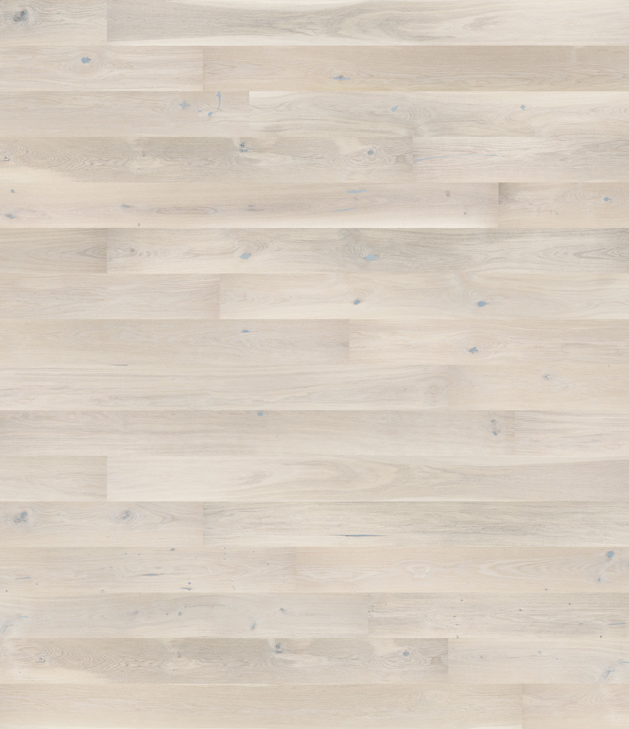 Skaben Parkett Premium 1-Stab Landhausdiele Eiche Lively extramatt versiegelt creme gebürstet 2V Flächenbild