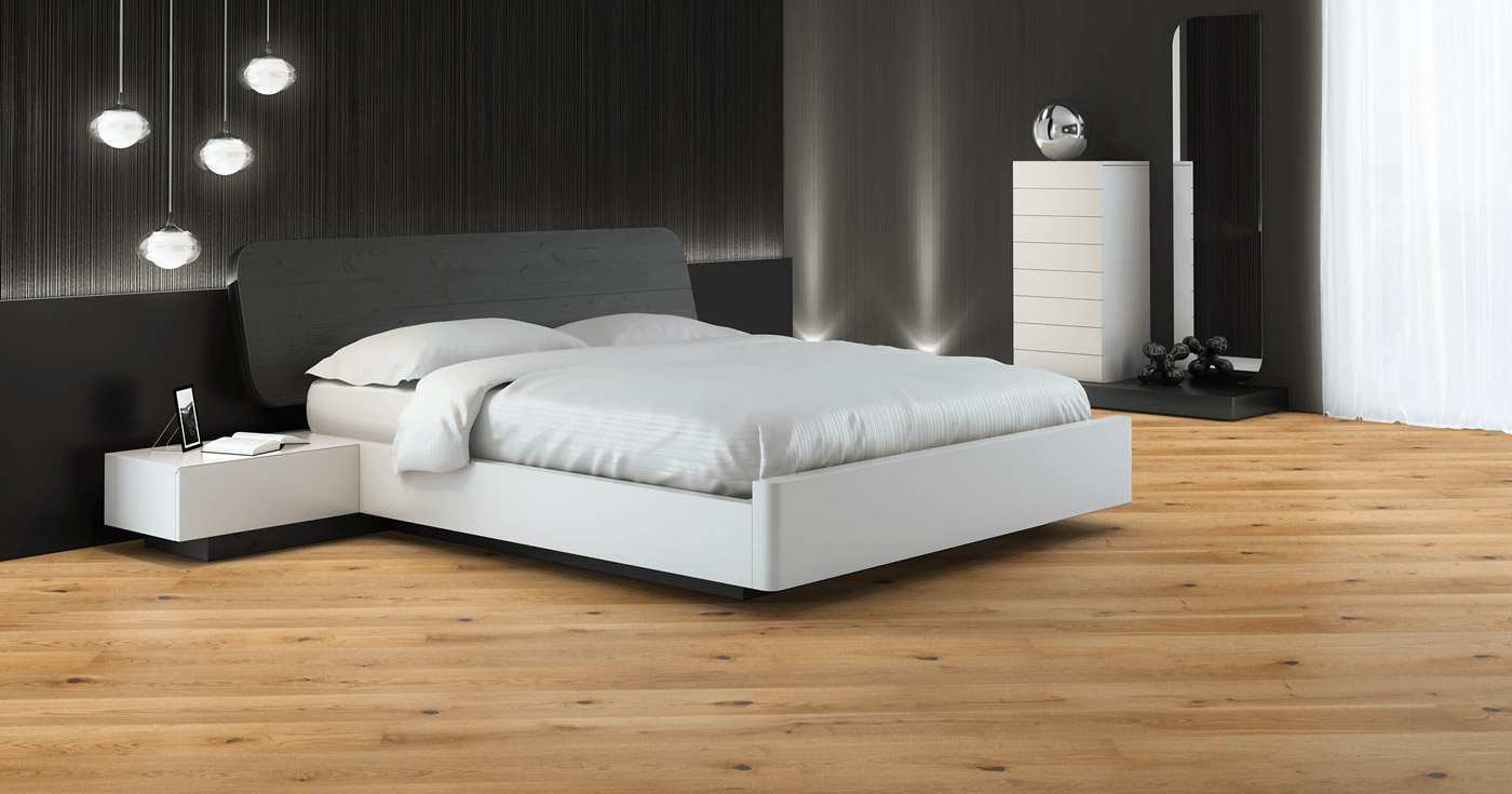 Skaben Parkett Premium 1-Stab Landhausdiele Eiche Rustic natur geölt Honig-braun gebürstet 2V Raumbild 6